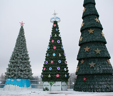 Каркасные ёлки в Екатеринбурге