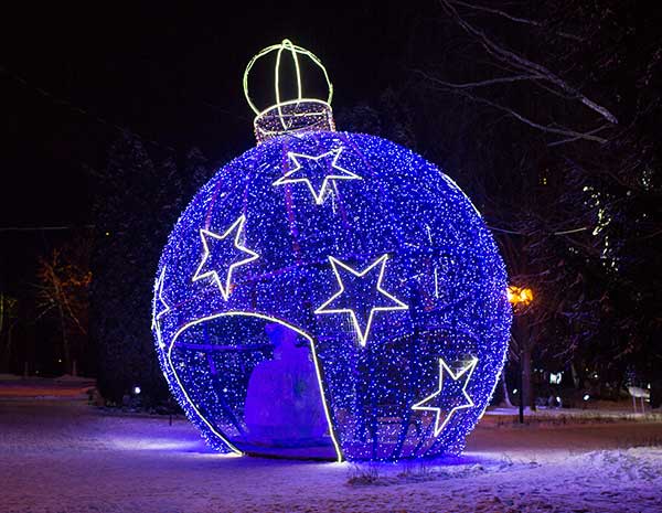Новогодний декор в Екатеринбурге